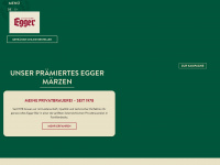 egger-bier.at Webseite Vorschau