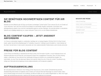 blog-content-kaufen.de Webseite Vorschau
