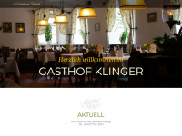 gasthof-klinger.at Webseite Vorschau