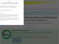 garmin-shop.at Webseite Vorschau
