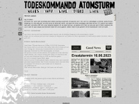 todeskommando.de Webseite Vorschau