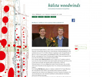 woodwinds-competition.com Webseite Vorschau
