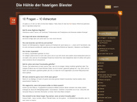 diehaarigenbiester.wordpress.com Webseite Vorschau