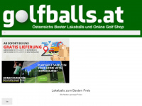 golfballs.at Webseite Vorschau