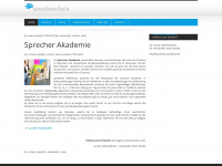 sprecherschule.at Webseite Vorschau