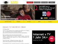 karoag.ch Webseite Vorschau