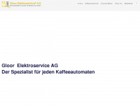 gloorelektroservice.ch Webseite Vorschau