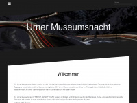 urner-museumsnacht.ch Webseite Vorschau