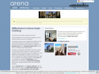 arena-hostel-hamburg.de Webseite Vorschau