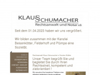 anwalt-schumacher.com Webseite Vorschau