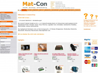 mat-con.net Webseite Vorschau