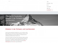 arbeit-schweiz.eu Webseite Vorschau