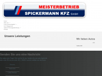 kfz-spickermann.de Webseite Vorschau