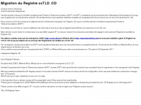 nic.cd Webseite Vorschau