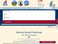 admiralstrand.dk Webseite Vorschau