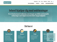 intern1.dk Webseite Vorschau