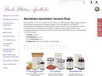 bachblueten-apotheke.com Webseite Vorschau