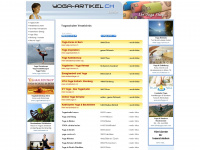 yogaartikel.ch Webseite Vorschau