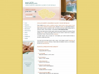 masaze.info Webseite Vorschau