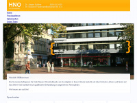 hno-grendplatz.de Webseite Vorschau