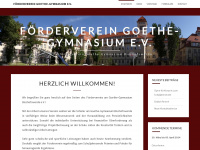 foerderverein-goethegymnasium.de Webseite Vorschau