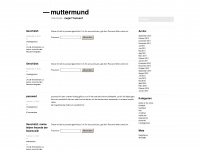 muttermundreloaded.wordpress.com Webseite Vorschau