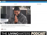 livingwaters.com Webseite Vorschau