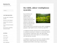 boonoo.hu Webseite Vorschau