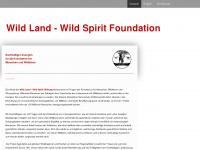 wildland-wildspirit.org Webseite Vorschau