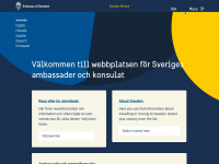 swedenabroad.se Webseite Vorschau