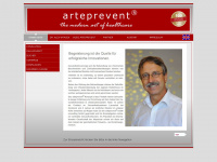 arteprevent.com Webseite Vorschau