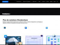 wondershare.fr Webseite Vorschau