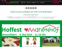 cvjm-marienhof.de Webseite Vorschau