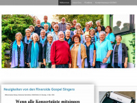riverside-gospel-singers.de Webseite Vorschau