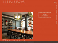 theresa-restaurant.com Webseite Vorschau