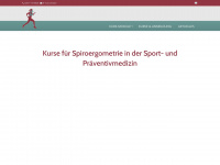 spiroergometrie-kurs.de Webseite Vorschau