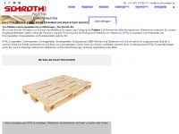 schroth-paletten.ch Webseite Vorschau