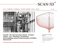 scan-3d.com Webseite Vorschau