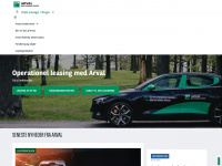 arval.dk Webseite Vorschau