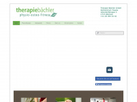 therapie-baechler.ch Webseite Vorschau