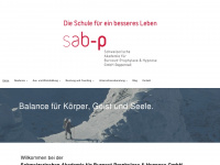 sab-p.ch Webseite Vorschau