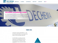 dechema-gmbh.de Webseite Vorschau