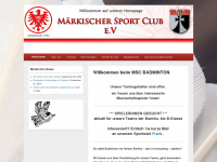 msc-badminton.de Webseite Vorschau
