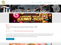 europeanmuseumforum.info Webseite Vorschau
