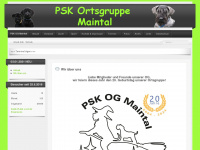 psk-maintal.de Webseite Vorschau