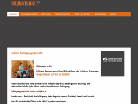 drumstudio77.de Webseite Vorschau
