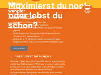 lebens-wandler.com Webseite Vorschau