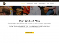 drumcafe.co.za Webseite Vorschau