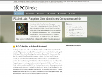 pcdirekt.de Webseite Vorschau