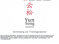 yunsong.ch Webseite Vorschau